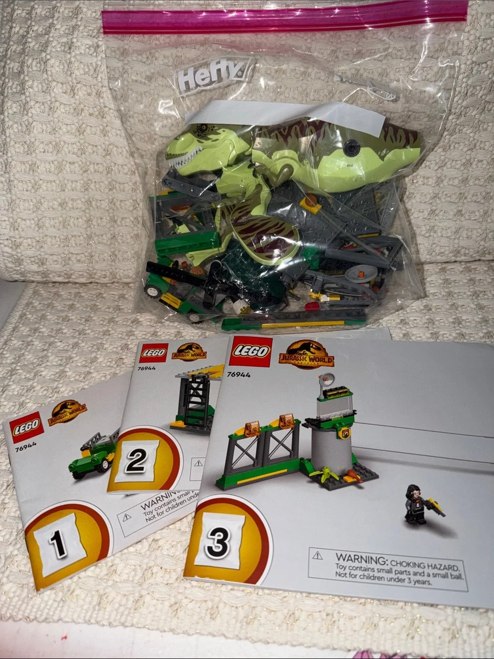 LEGO Jurassic World T Rex Dinosaur Breakout RETIRED RARE Complete Set 76944